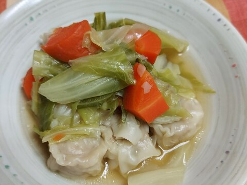 ほっこり☆シュウマイと野菜のコンソメ煮